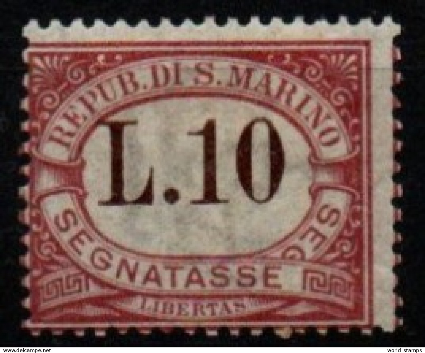 SAINT-MARIN 1897-1919 * - Timbres-taxe