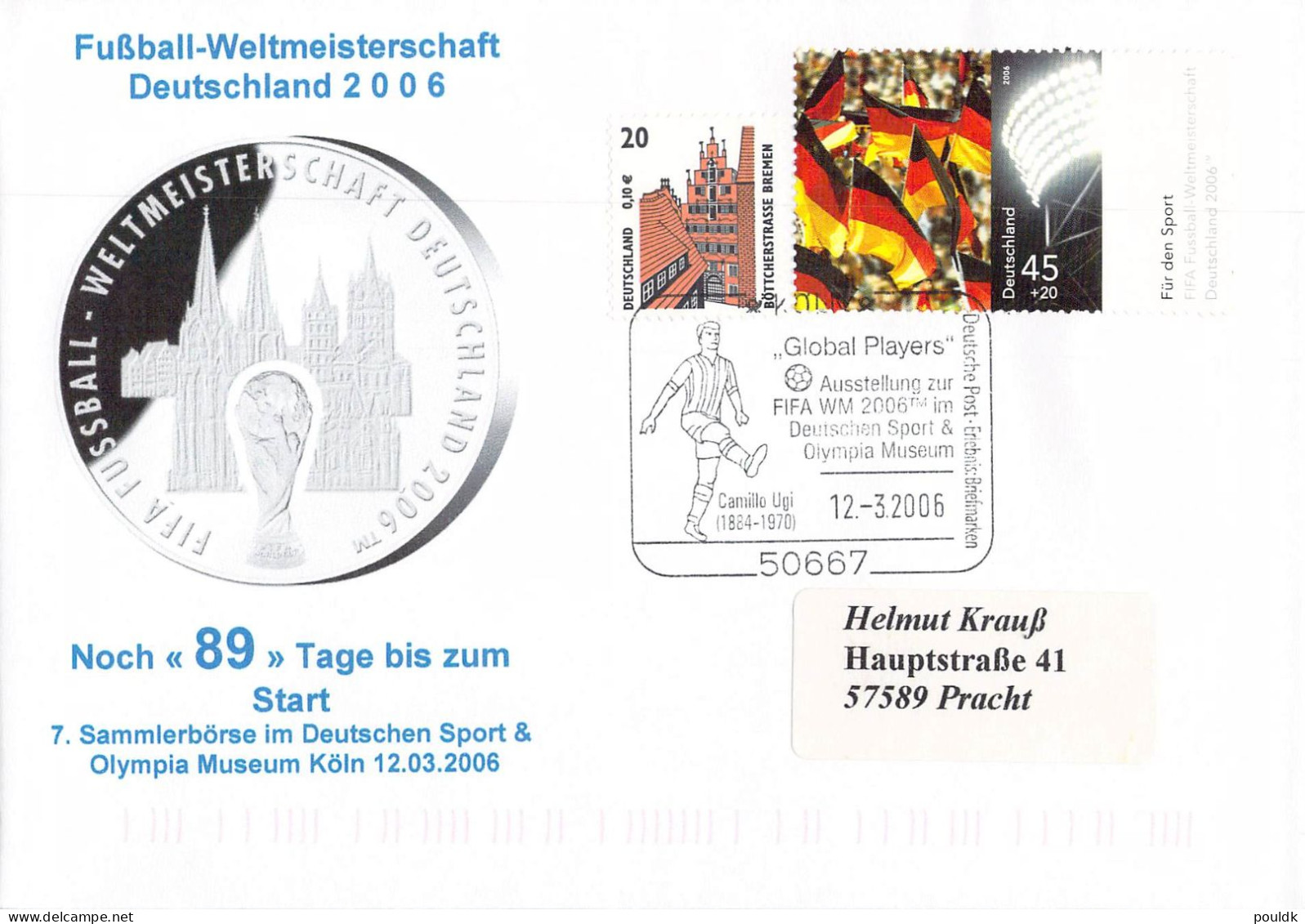 FIFA World Cup in Football in Germany 2006 - 11 covers. Postal weight approx 0,09 kg. Please read Sales Conditions under