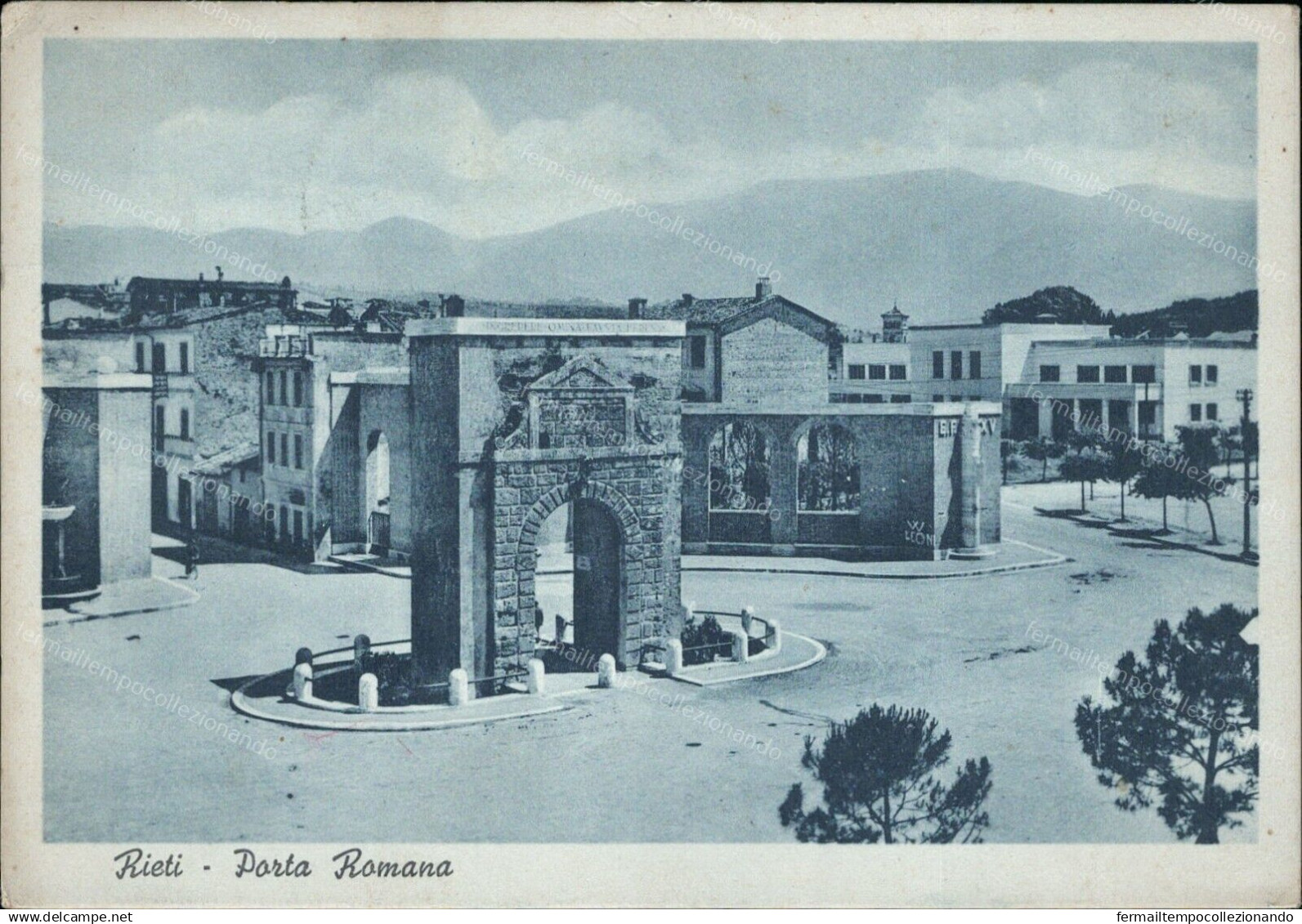 Cr310 Cartolina Rieti  Citta' Porta Romana Lazio - Rieti