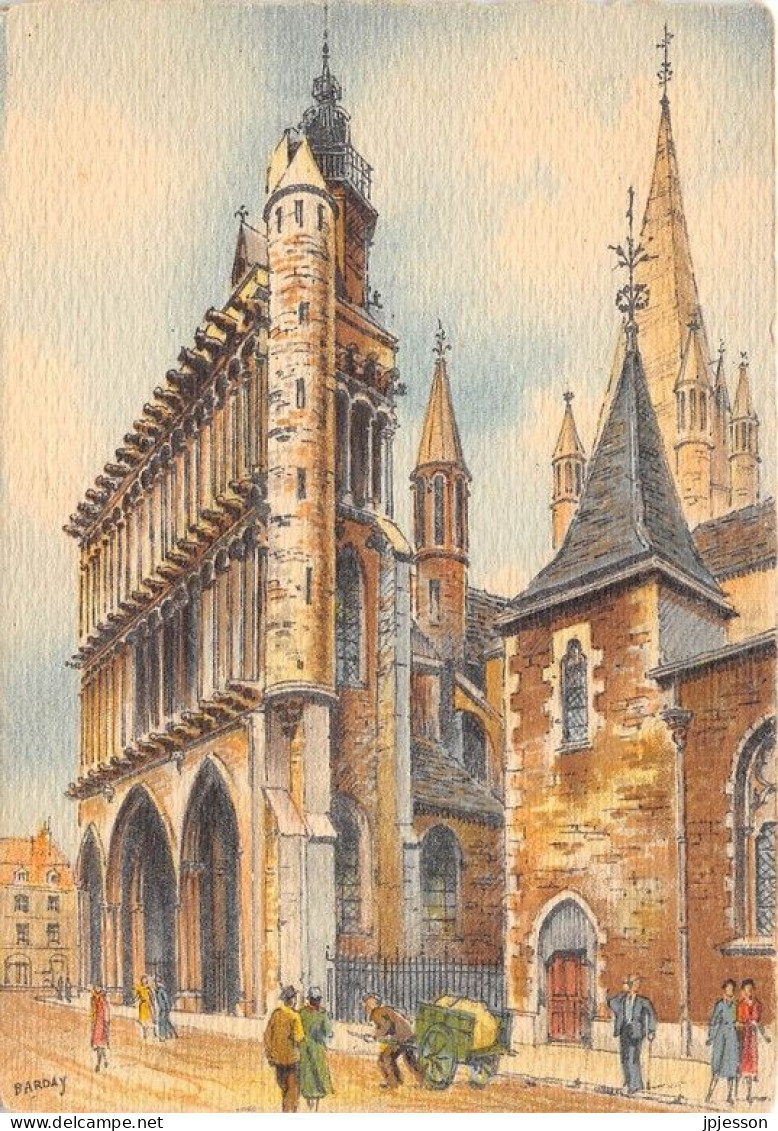 ILLUSTRATEUR - BARDAY - BARRE DAYEZ 2081 D - DIJON - L'EGLISE NOTRE DAME - Barday