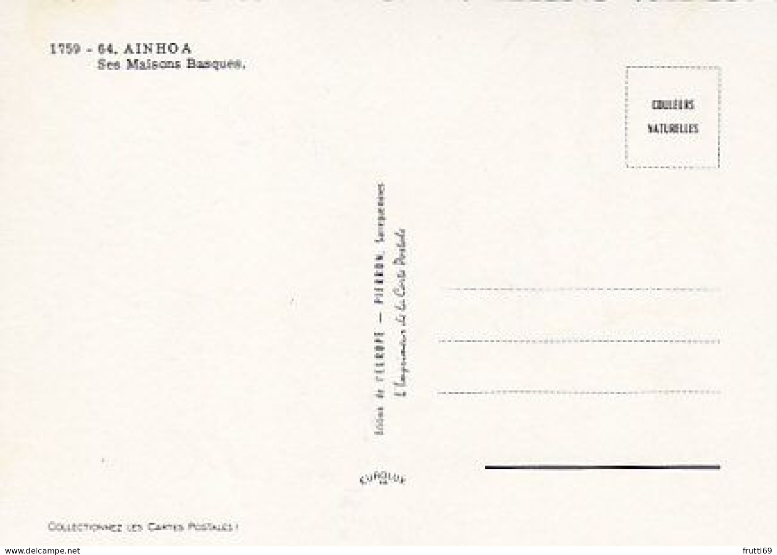 AK 211748 FRANCE - Ainhoa - Ses Maisons Basques - Ainhoa