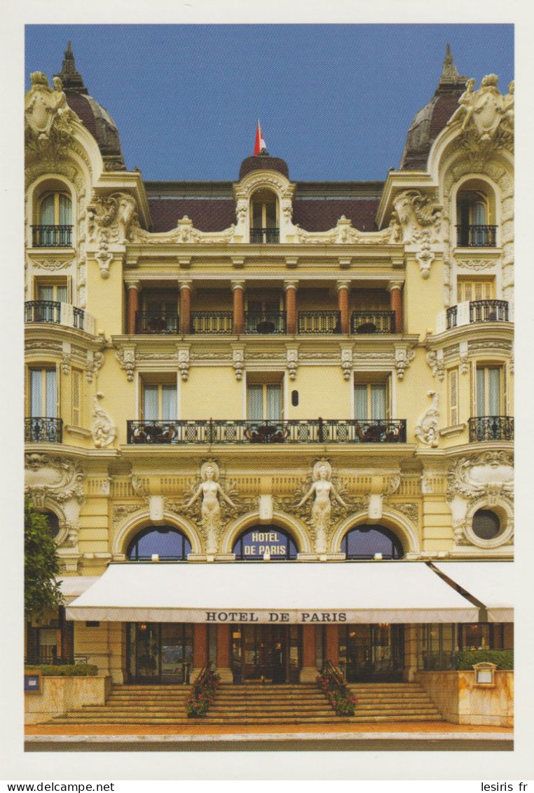 C.P. - PHOTO - MONACO - HOTEL DE PARIS - MONTE CARLO - ARTCURIAL - Hotels