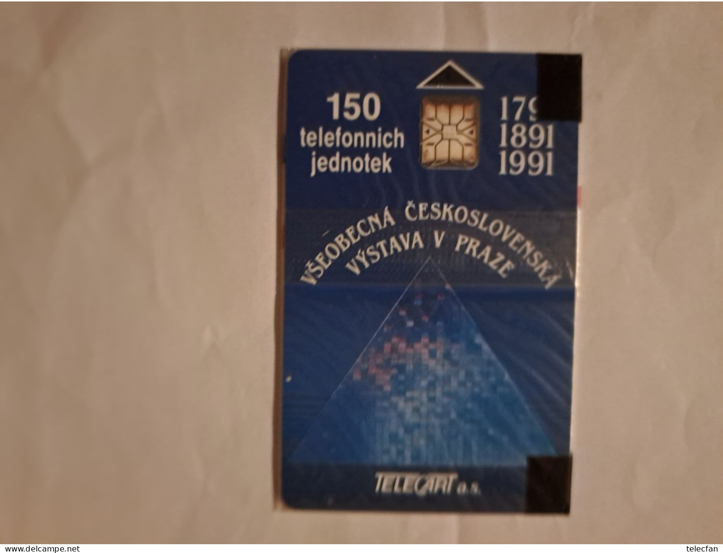 TCHECOSLOVAQUIE PYRAMIDE BLEUE 150U SC6 NSB MINT IN BLISTER RARE - Tchécoslovaquie