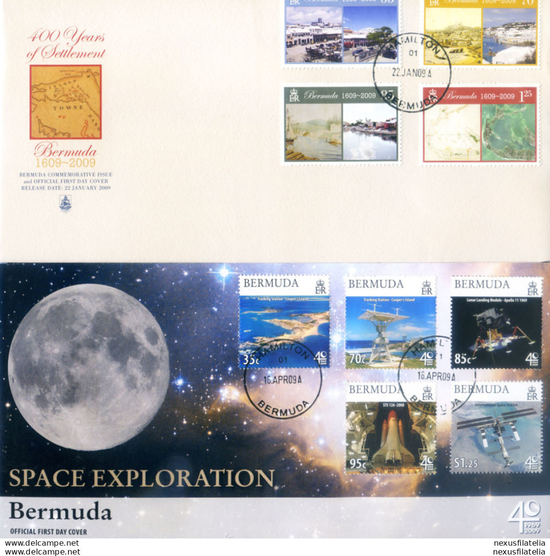 Annata Completa FDC 2009. - Bermudes