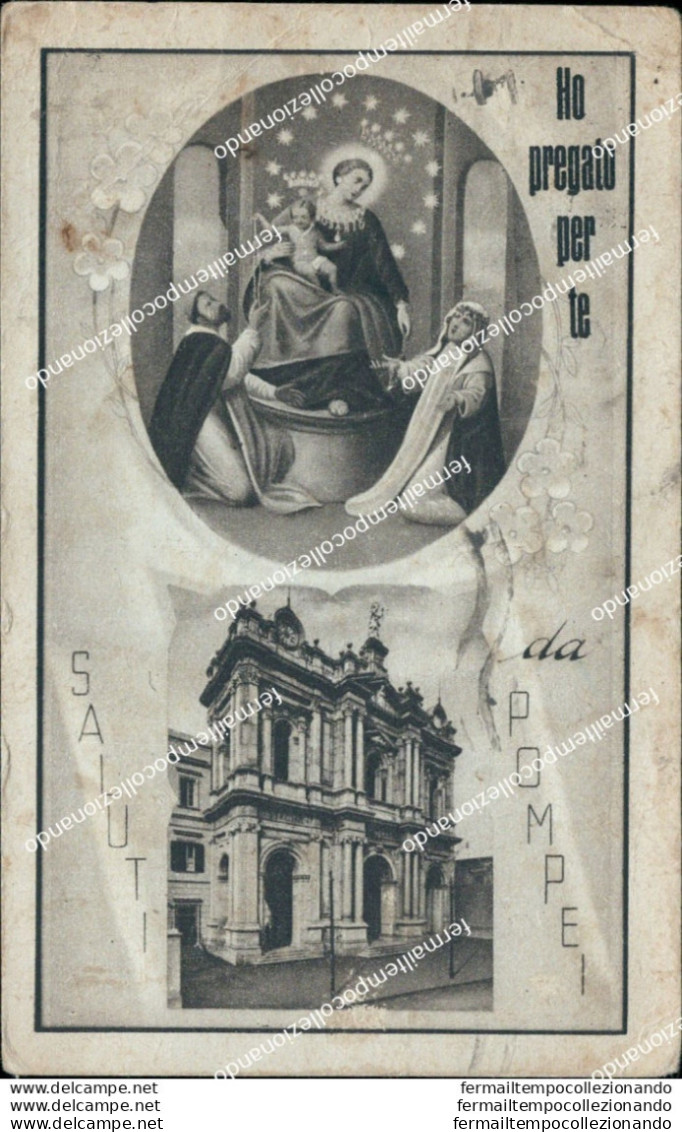 V696 Cartolina  Saluti Da Pompei Provincia Di Napoli - Napoli (Napels)