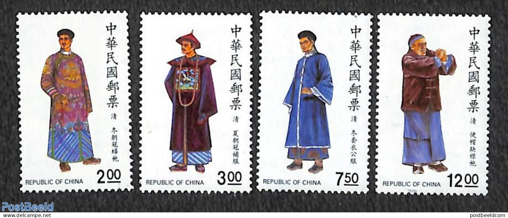 Taiwan 1991 Costumes 4v, Mint NH, Various - Costumes - Kostüme