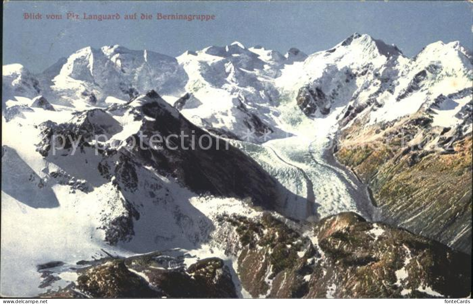 11781337 Piz Languard Blick Auf Die Berninagruppe Piz Languard - Other & Unclassified