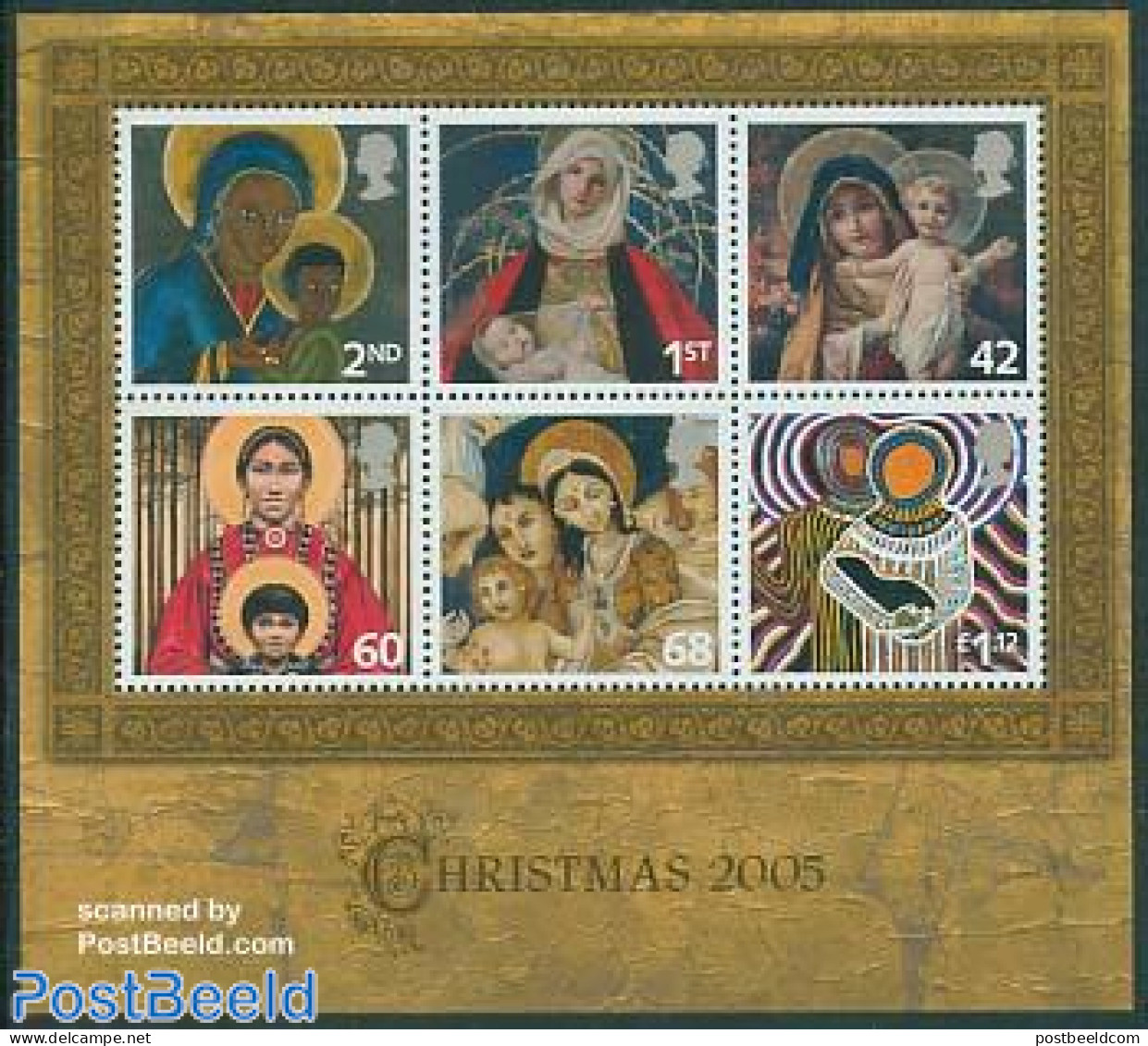 Great Britain 2005 Christmas S/s, Mint NH, Religion - Christmas - Unused Stamps