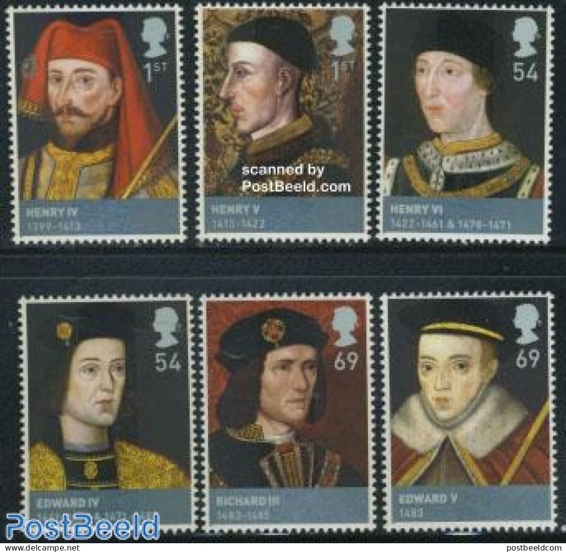 Great Britain 2008 Lancaster & York 6v, Mint NH, History - Kings & Queens (Royalty) - Ongebruikt