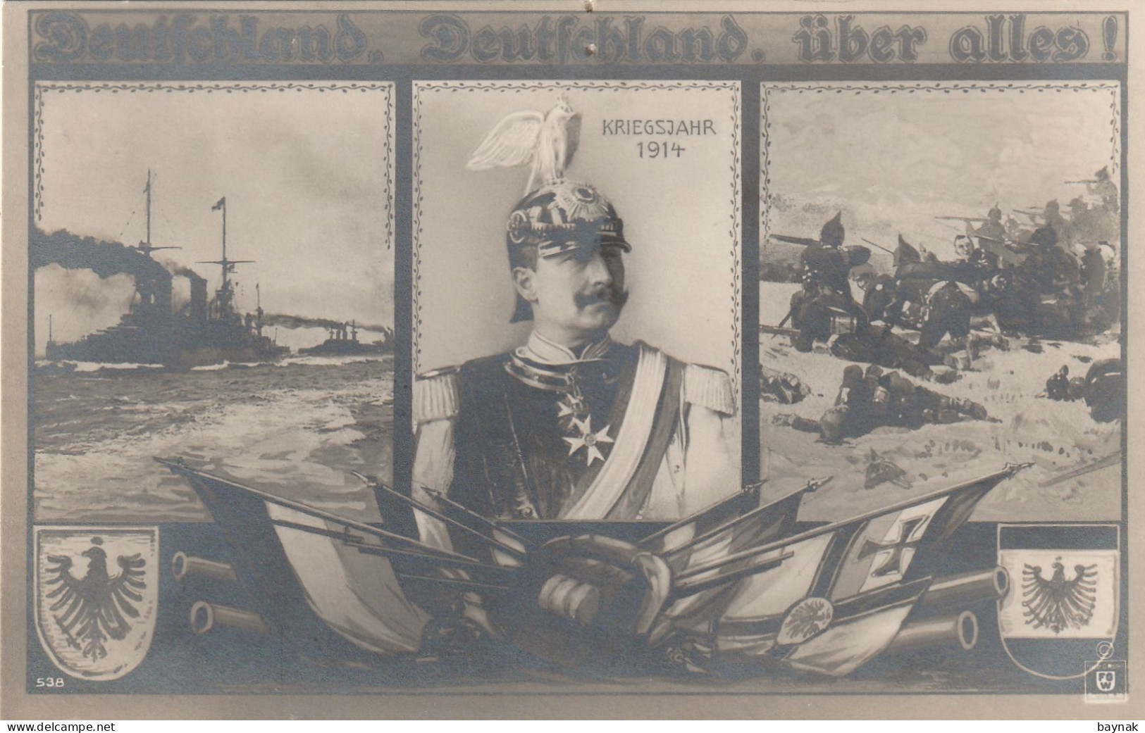 MIL3262  -  DEUTSCHLAND  --  DEUTSCHLAND UBER ALLES! - War 1914-18