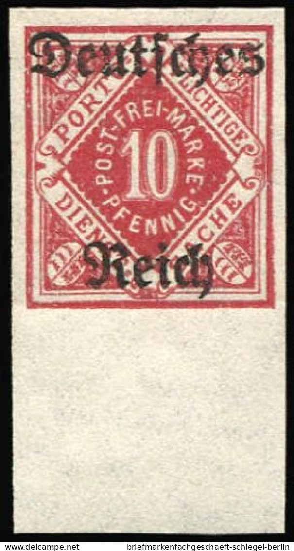 Deutsches Reich, 1920, 53 U, Ungebraucht - Dienstmarken