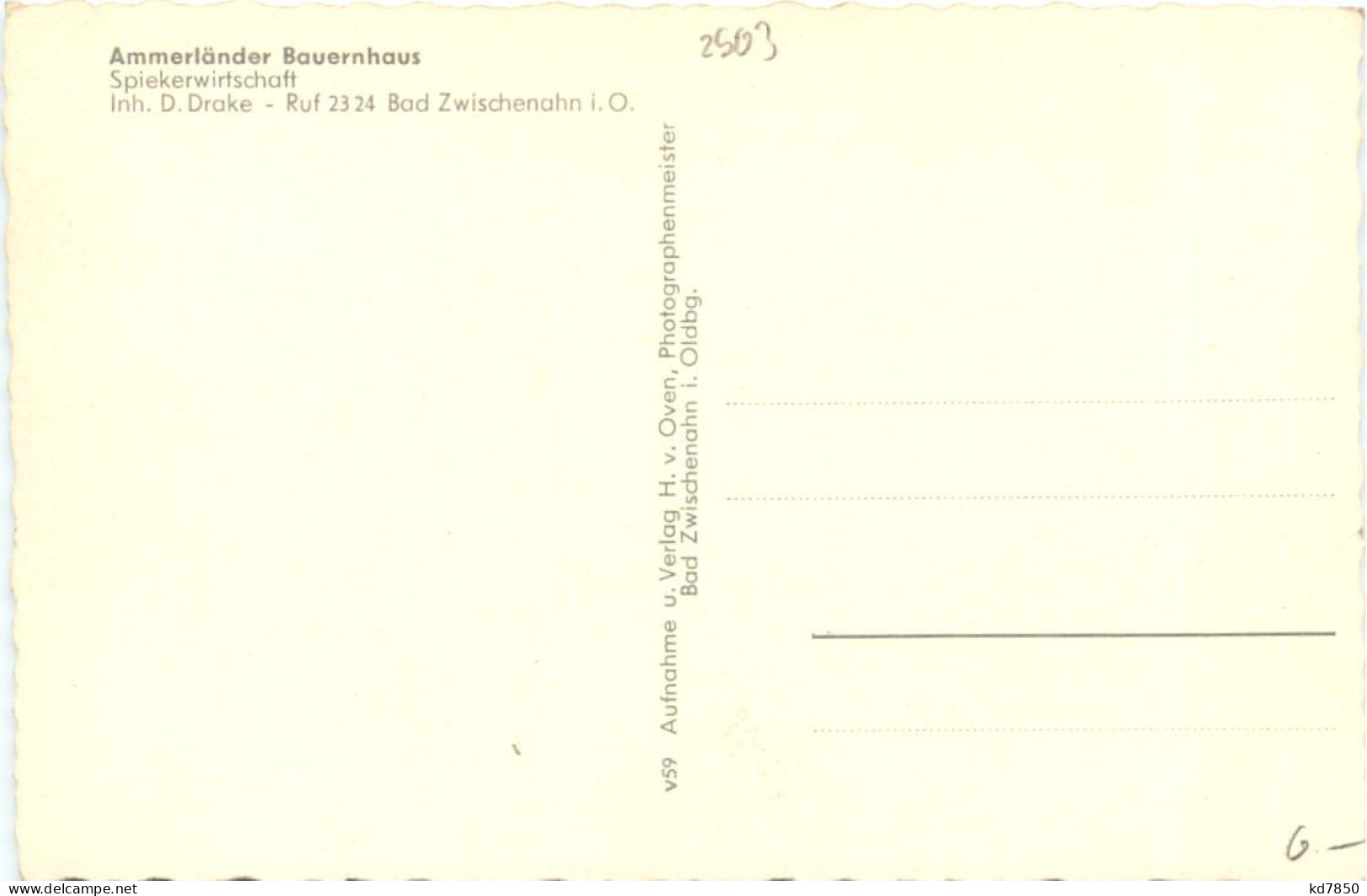 Bad Zwischenhahn - Ammerländer Bauernhaus - Bad Zwischenahn