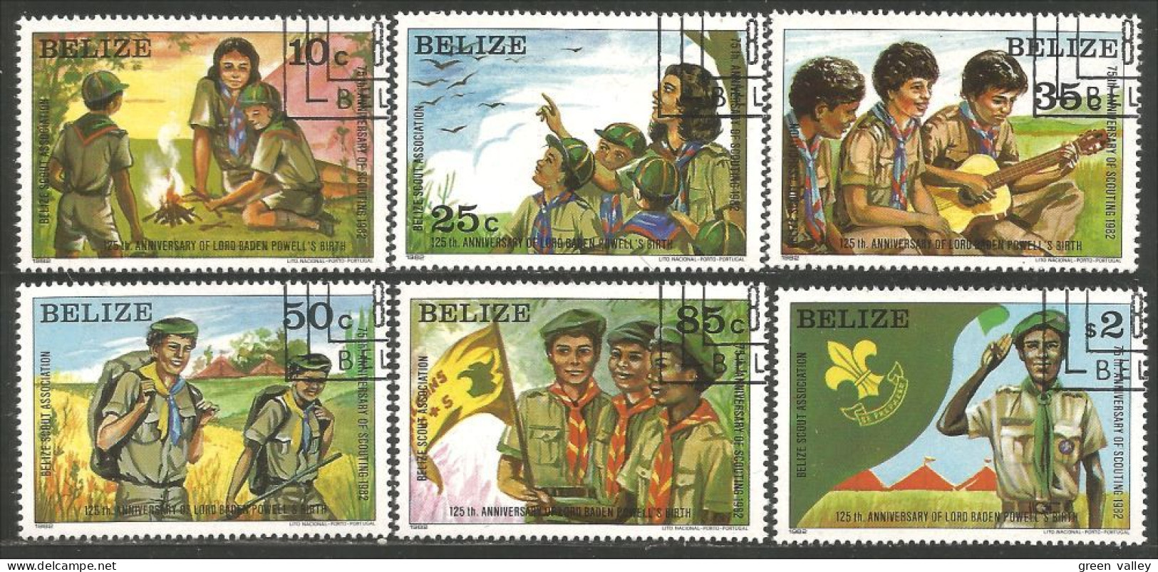 BS-131 Belize Boy Scouts Padvinders Pfadfinder - Oblitérés