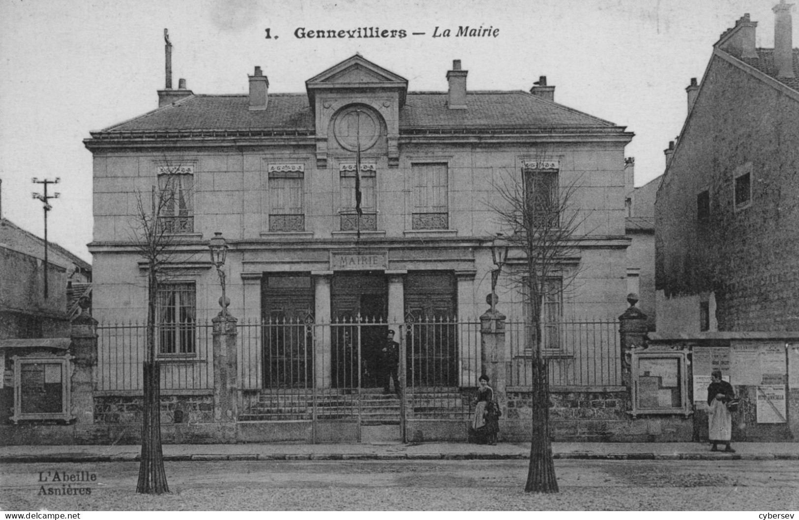 GENNEVILLIERS - La Mairie - Animé - Gennevilliers