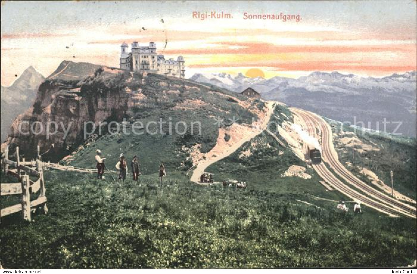 11776986 Rigi Kulm Hotel Mit Rigbahn Und Alpenpanorama Rigi Kulm - Other & Unclassified