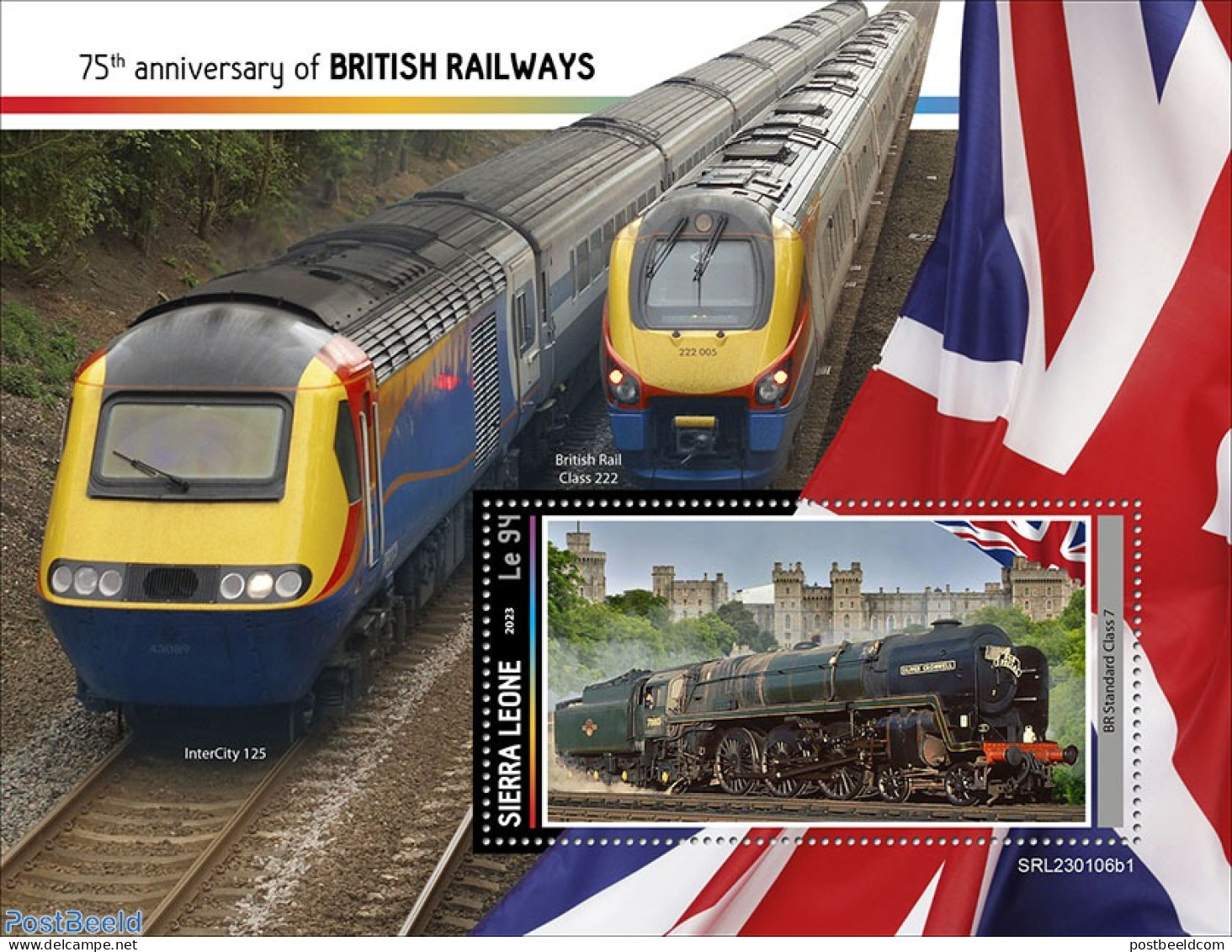 Sierra Leone 2023 British Railways, Mint NH, Transport - Railways - Treinen