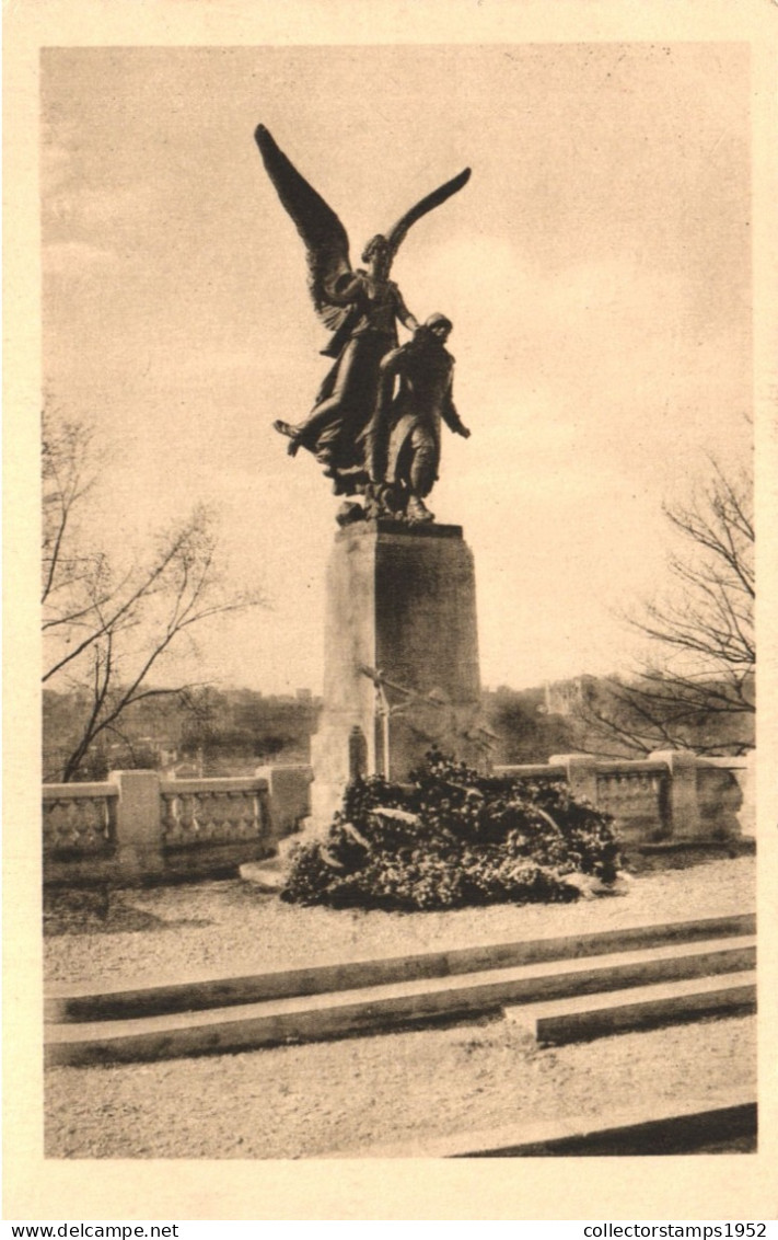 POITIERS, VIENNE, MONUMENT, WAR MEMORIAL, ANGEL, FRANCE, POSTCARD - Poitiers