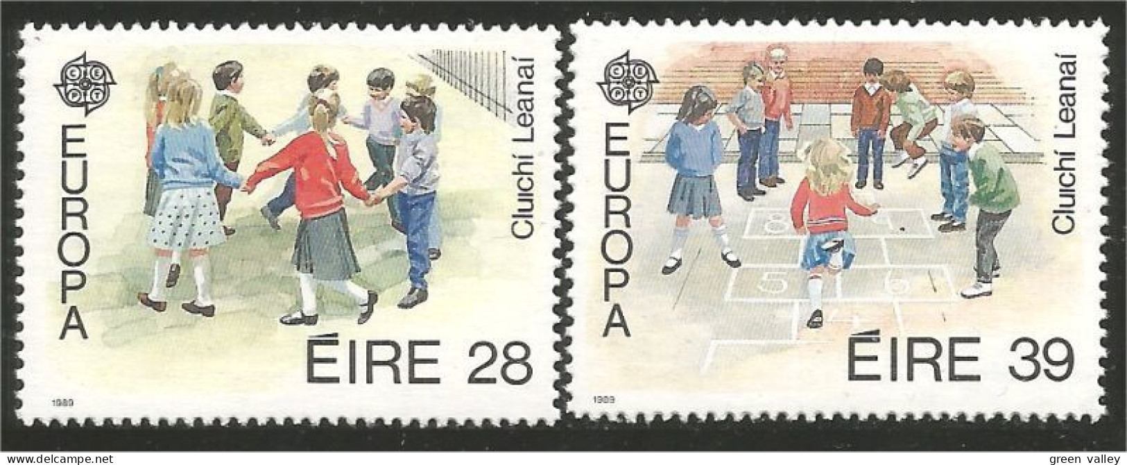 EU89-5a EUROPA-CEPT 1989 Irlande Jeux Enfants Children Games Kinderspiele MNH ** Neuf SC - 1989