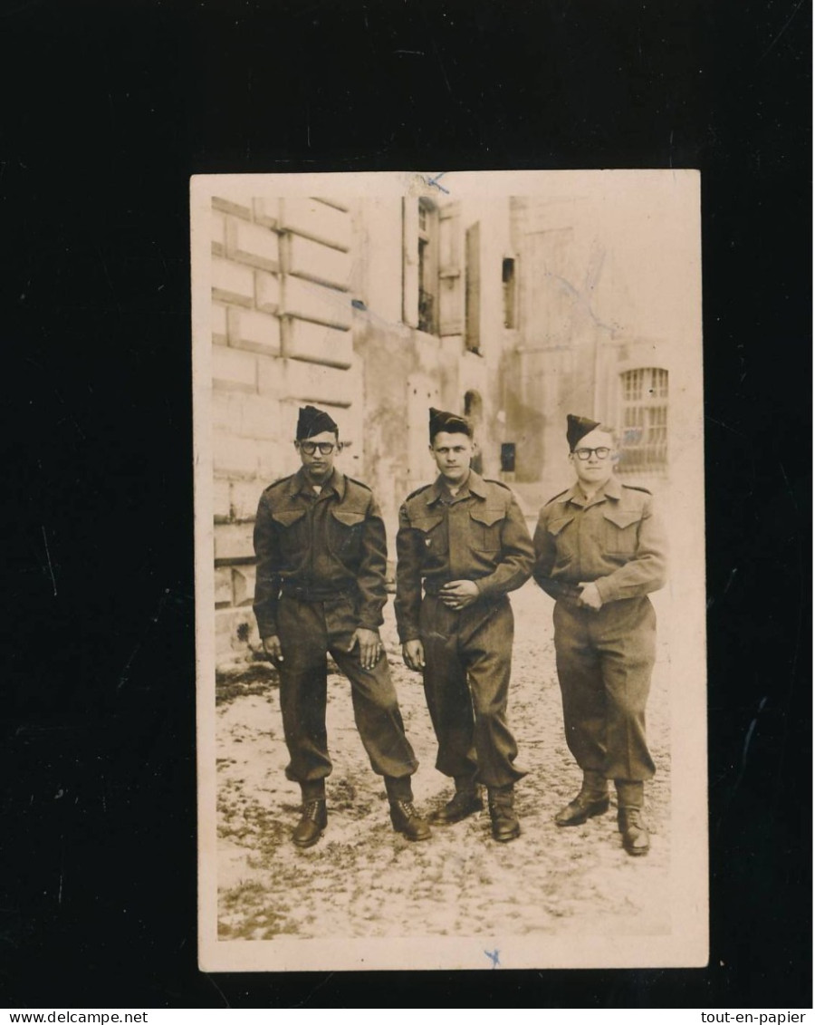 Carte Photo Armée Jeunes  Militaires Soldats à Identifier à Avignon - Krieg, Militär