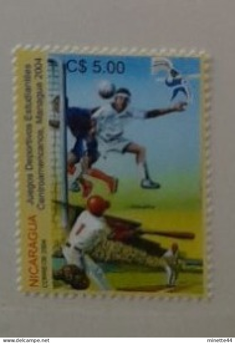 NICARAGUA 2004  MNH** FOOTBALL FUSSBALL SOCCER CALCIO VOETBAL FUTBOL FUTEBOL FOOT FOTBAL - Nuevos