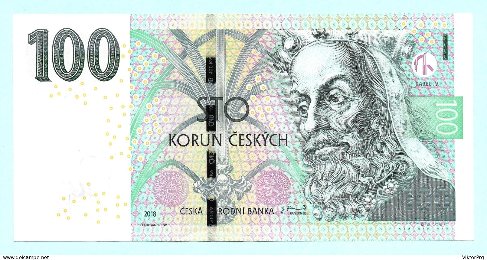 Czech Republic 100 Korun 2018 P25 UNC - Tsjechië