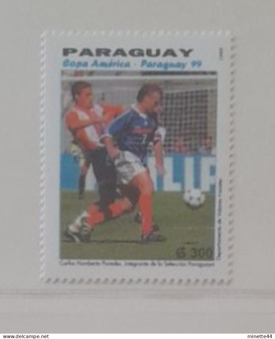 PARAGUAY  1998 DESCHAMPS  MNH** 1999 FOOTBALL FUSSBALL SOCCER CALCIO VOETBAL FUTBOL FUTEBOL FOOT FOTBAL - Nuevos