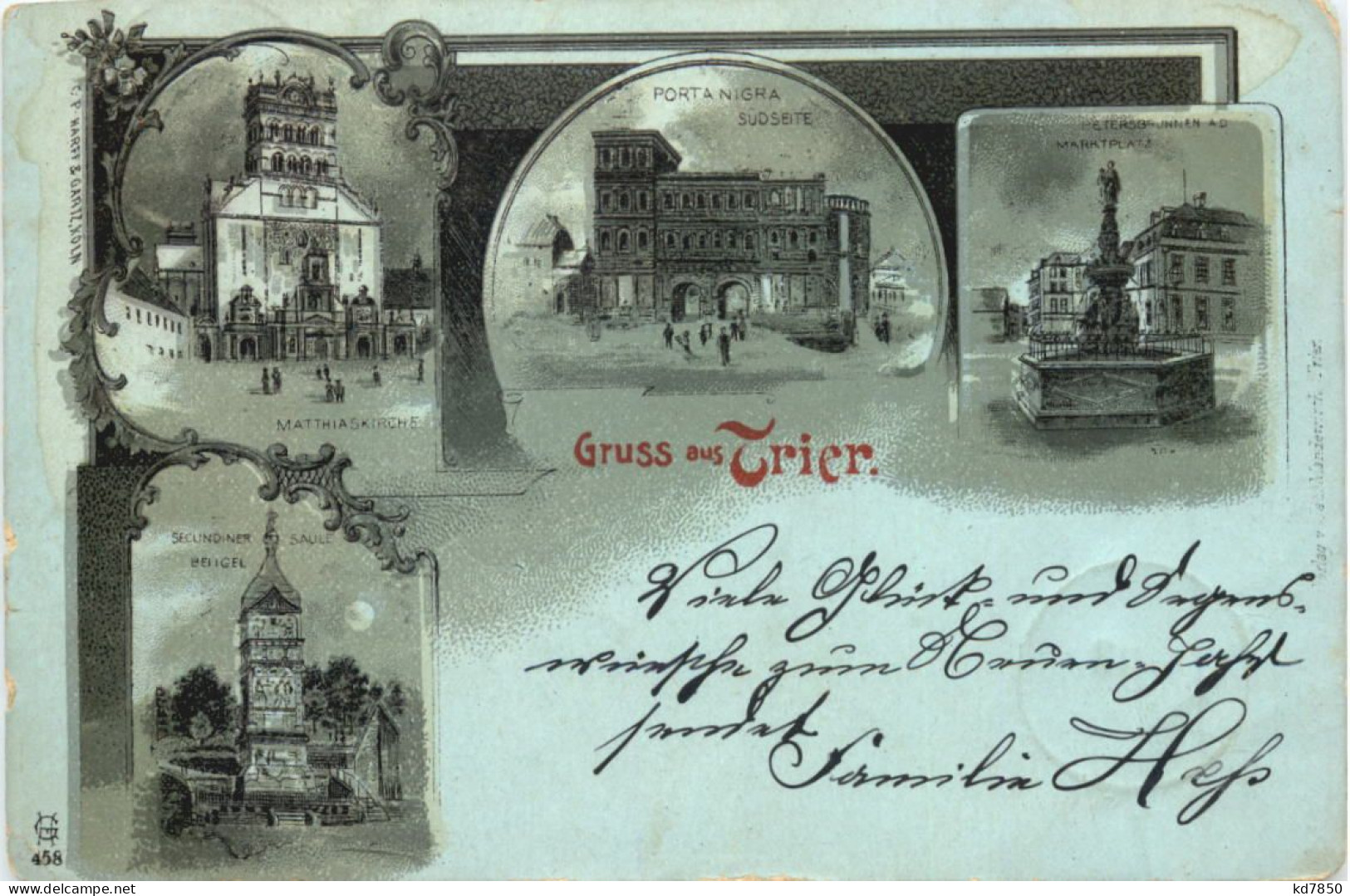 Gruss Aus Trier - Litho - Trier