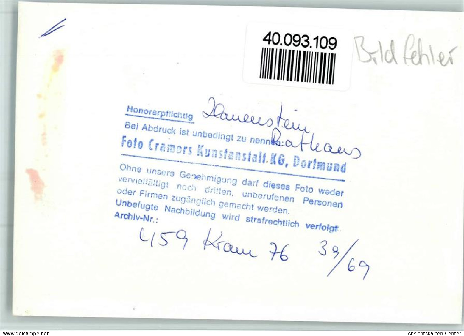 40093109 - Hauenstein , Pfalz - Andere & Zonder Classificatie