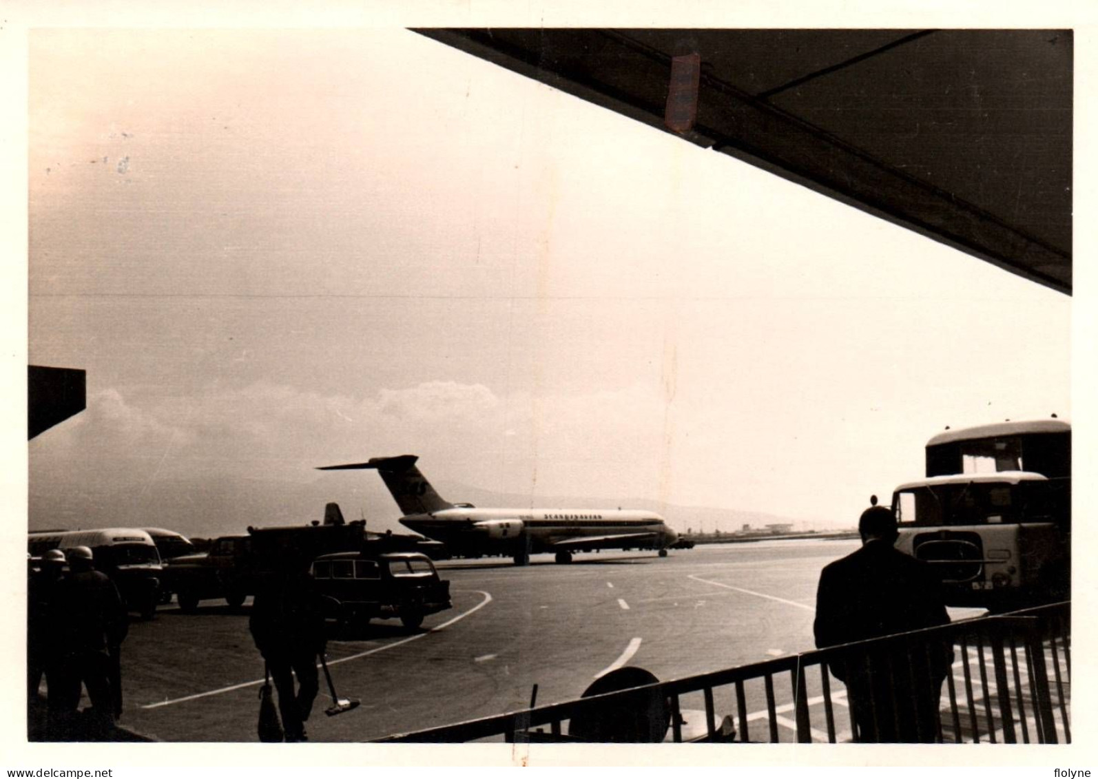 Antananarivo - Tananarive - Madagascar - Photo Ancienne - Aéroport , Avion SCANDINAVIAN Compagnie Aérienne - 9x12,5cm - Madagascar