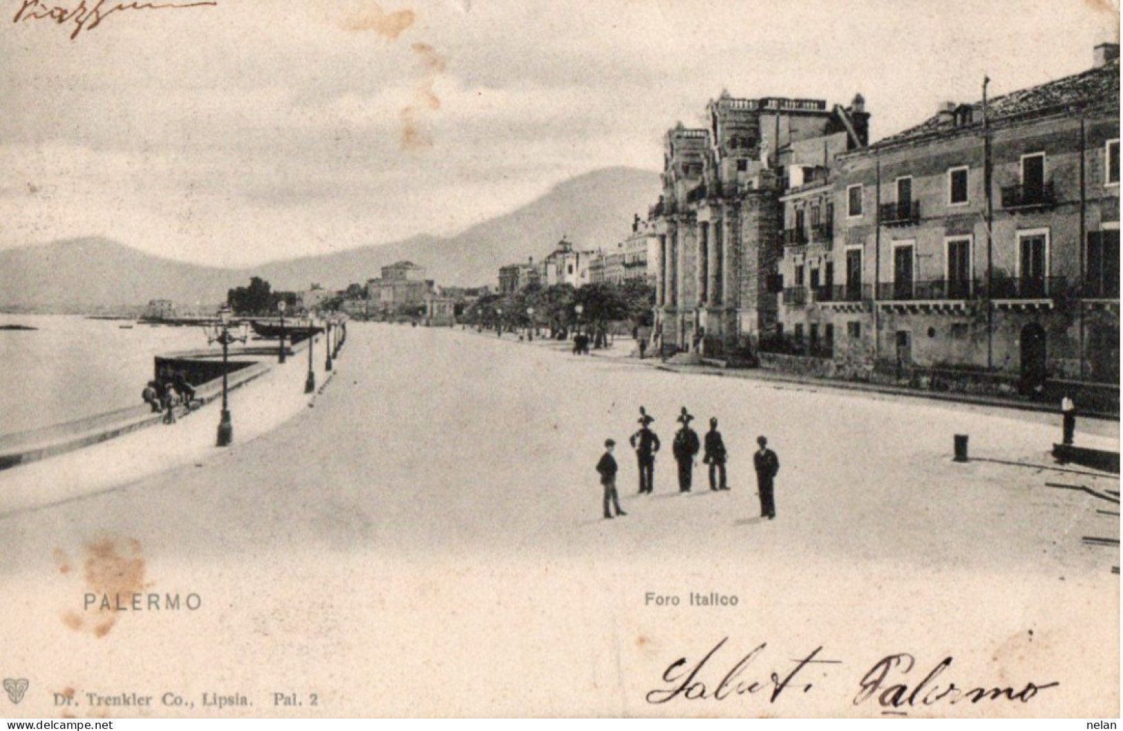 PALERMO - FORO ITALICO - F.P. - STORIA POSTALE - Palermo