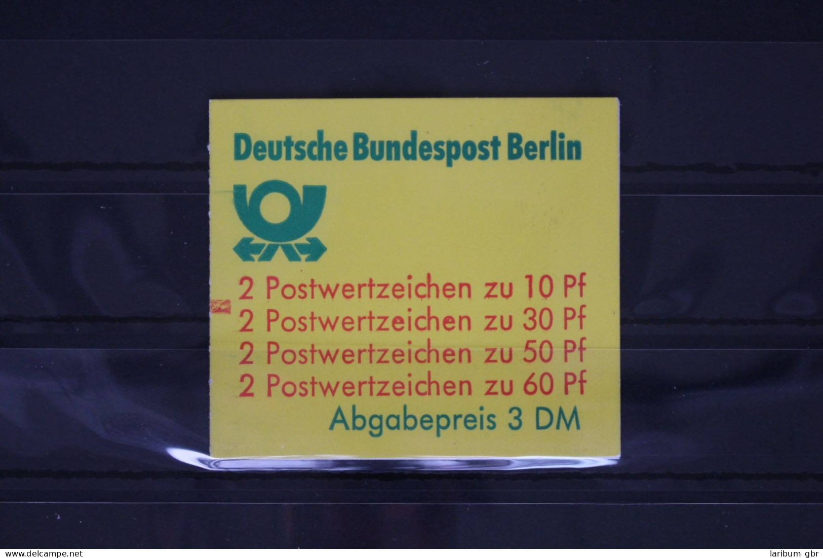 Berlin MH 12 B MZ Postfrisch Markenheftchen #FY278 - Carnets