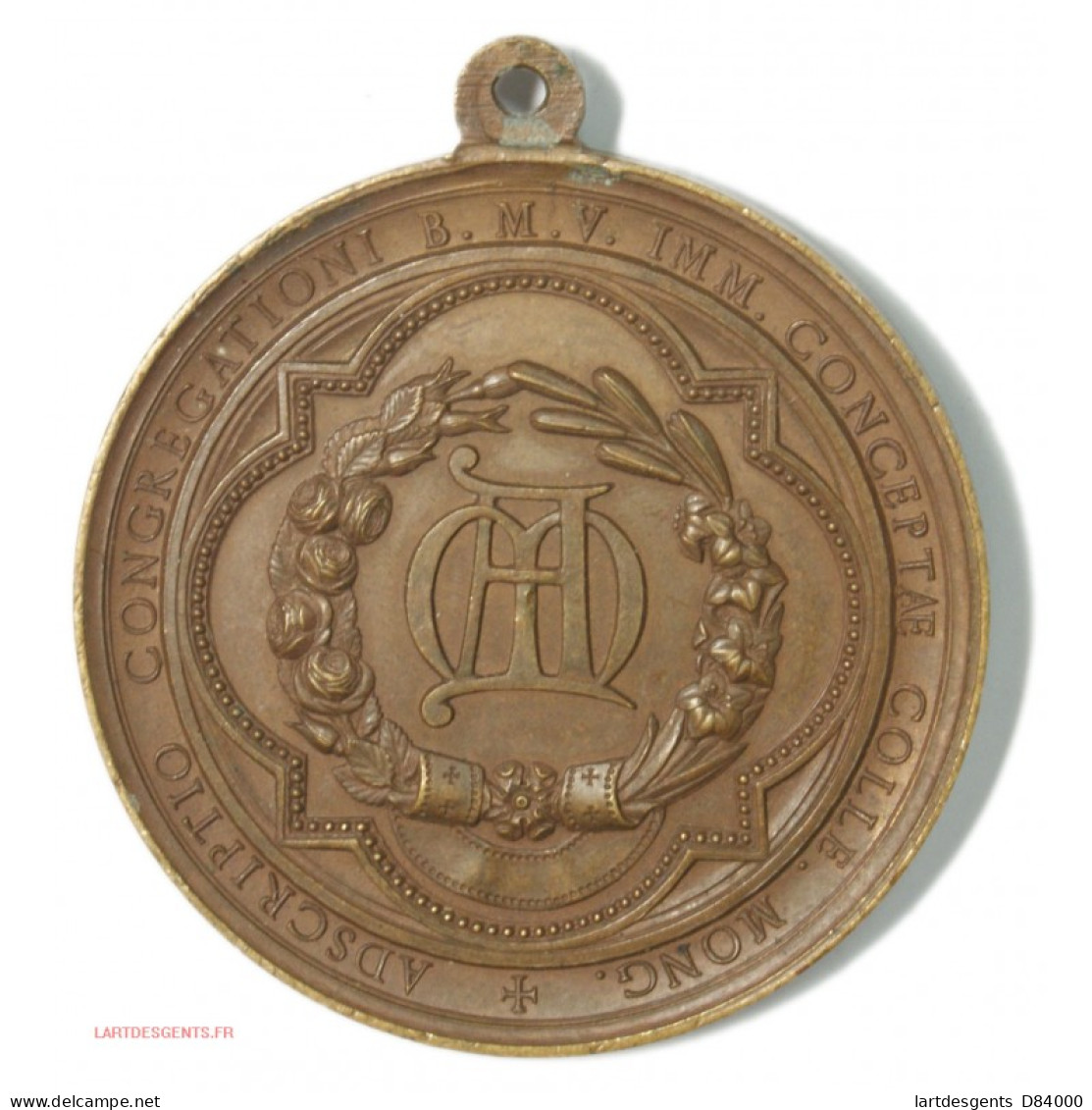 Médaille Religieuse De Collège Mong. (nd 1880) , Lartdesgents.fr - Royaux / De Noblesse