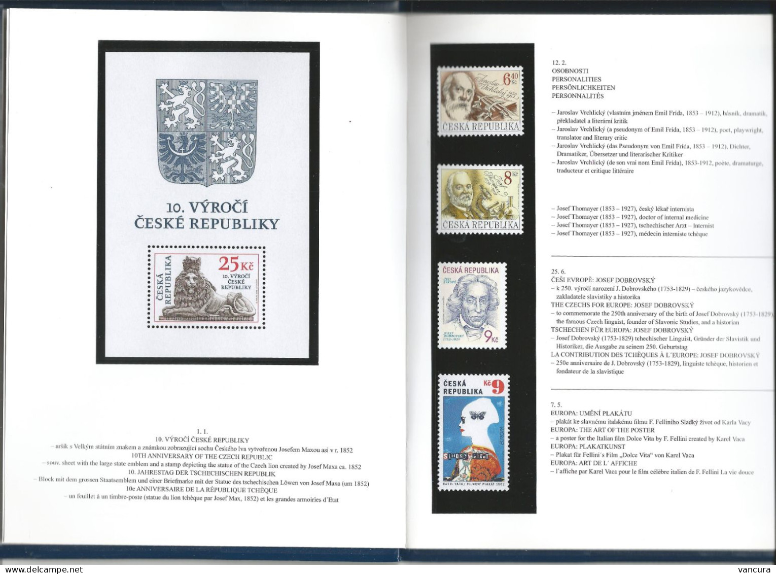 Czech Republic Year Book 2003 (with Blackprint) - Komplette Jahrgänge