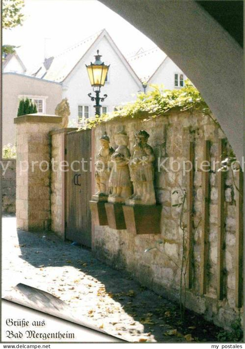 72694576 Bad Mergentheim Eingang Johanniterhof Figuren Bad Mergentheim - Bad Mergentheim