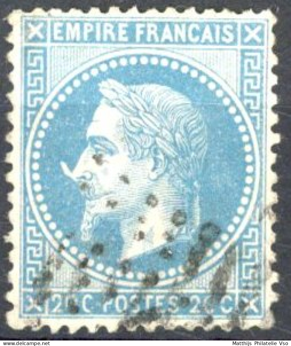 [O SUP] N° 29Bb, Type II, TB Centrage - à La Corne - Cote: 130€ - 1863-1870 Napoleon III With Laurels