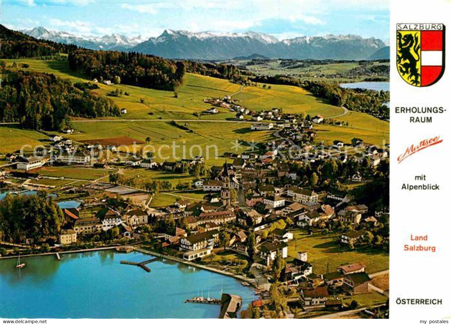 72694303 Mattsee Salzburg Alpenblick Luftaufnahme Mattsee Salzburg - Other & Unclassified