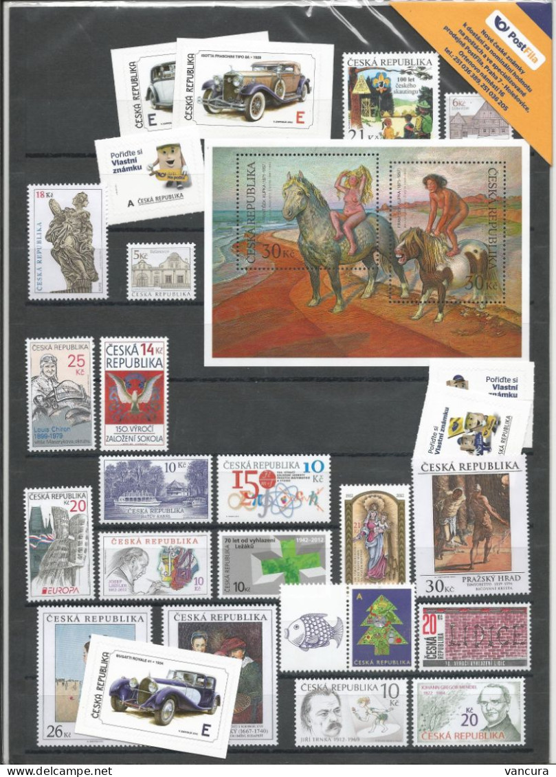 Czech Republic Year Pack 2012 - Années Complètes