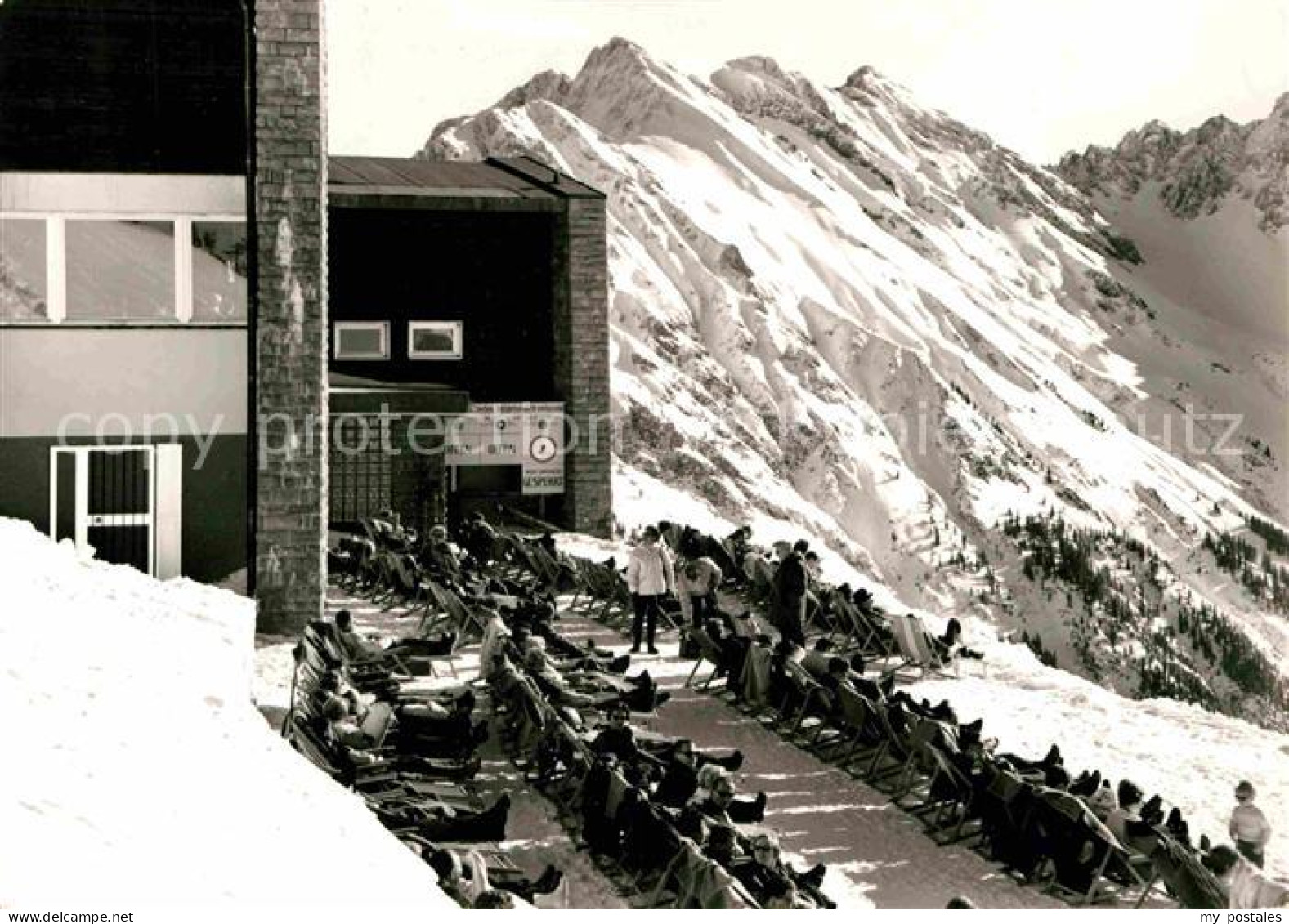 72693997 Mittelberg Kleinwalsertal Walmendingerhornbahn Bergstation Mit Elferkop - Altri & Non Classificati