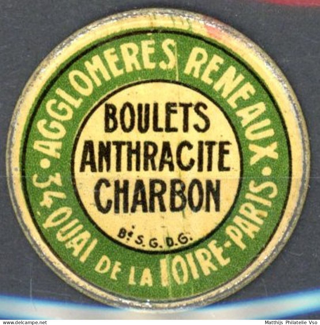 [(*) SUP] N° 138, 10c Rouge, Timbre Monnaie - Boulets Anthracite Charbon - 1903-60 Semeuse A Righe