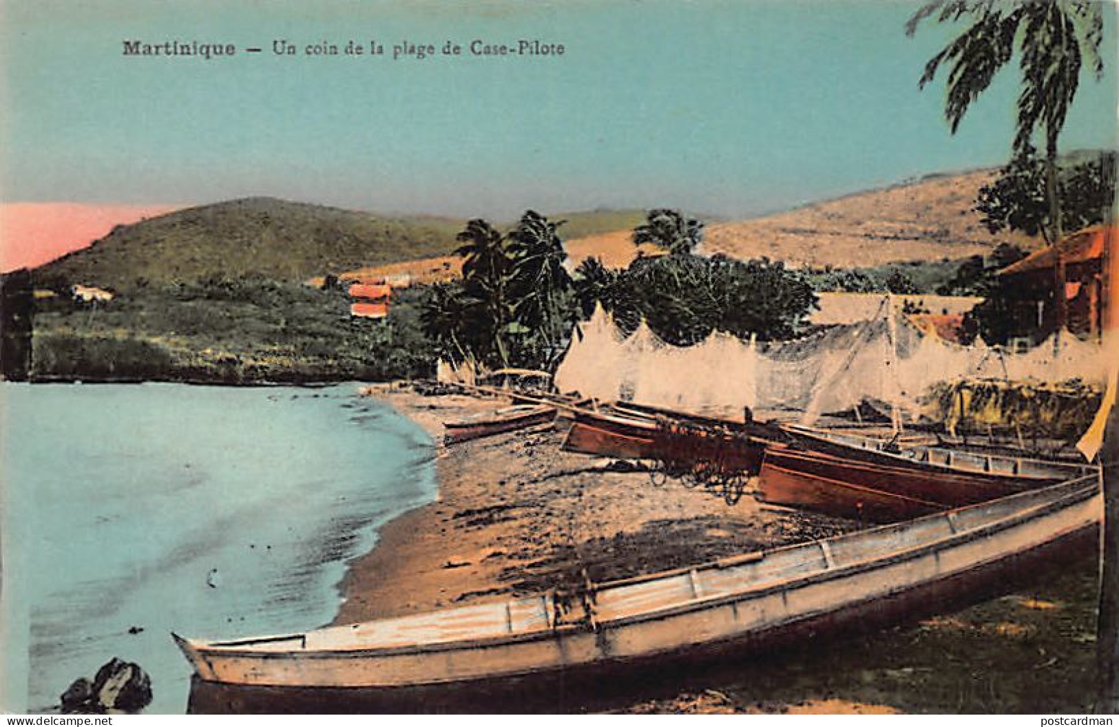 Martinique - CASE PILOTE - Un Coin De La Plage - Ed. I. Veille  - Autres & Non Classés
