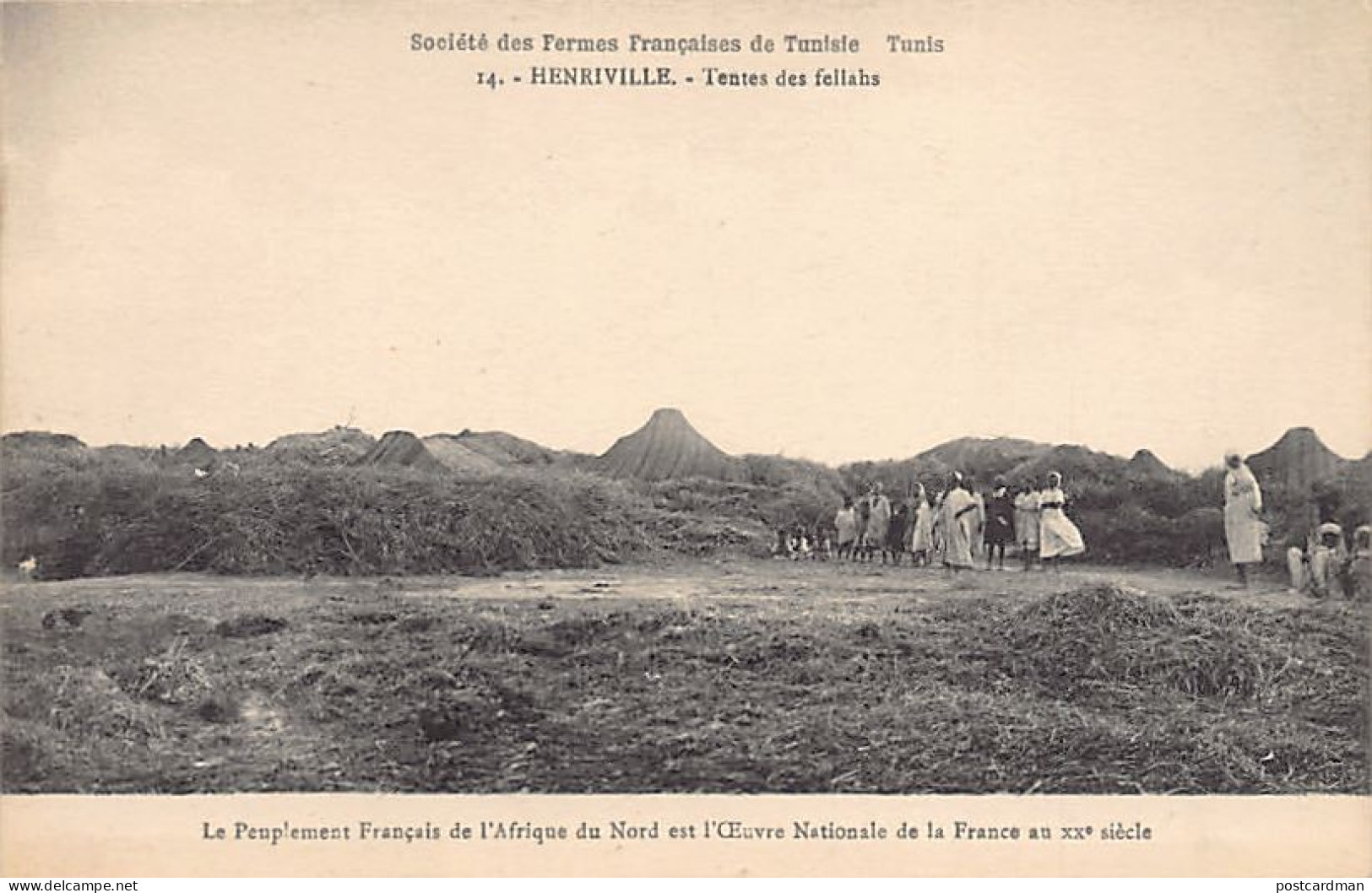 HENRIVILLE - Tentes De Fellahs - Société Des Fermes Françaises De Tunisie 14 - Tunisie