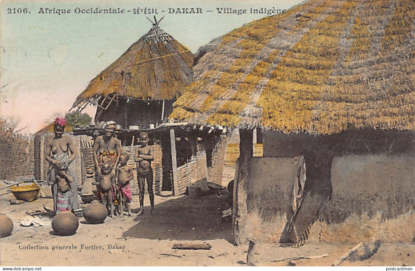 Sénégal - DAKAR - Village Indigène - Ed. Fortier 2106 - Sénégal