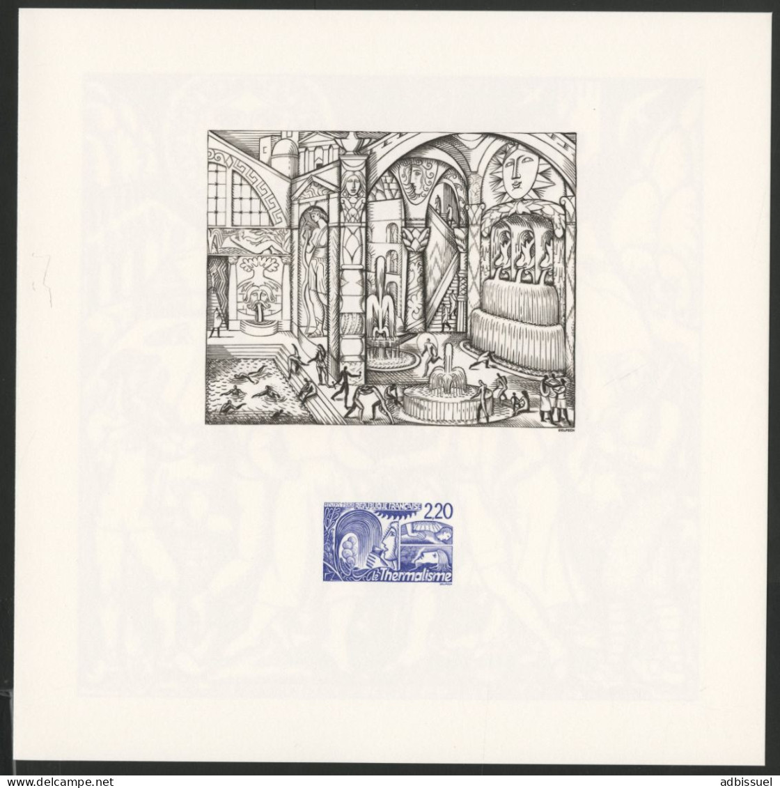 1989 "L'art Evolution par les Peintres Graveurs / Créateurs de Timbres Poste" Ed. Del & SC