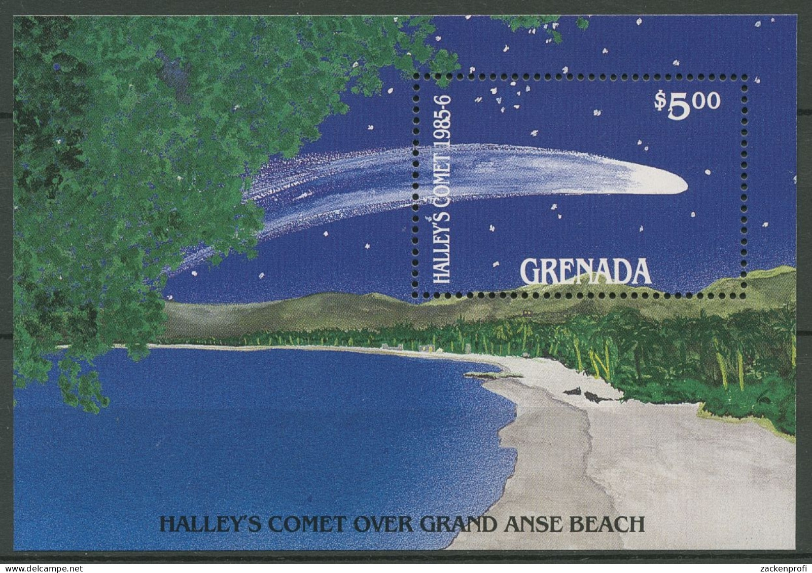 Grenada 1986 Halleyscher Komet Block 156 Postfrisch (C94542) - Grenade (1974-...)