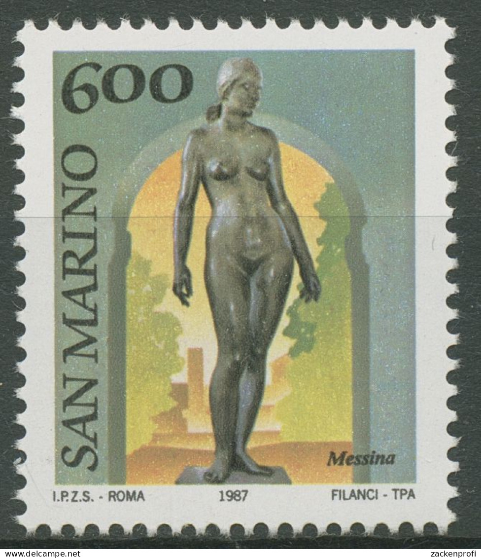 San Marino 1987 Freilichtmuseum Skulpturen 1368 Postfrisch - Unused Stamps