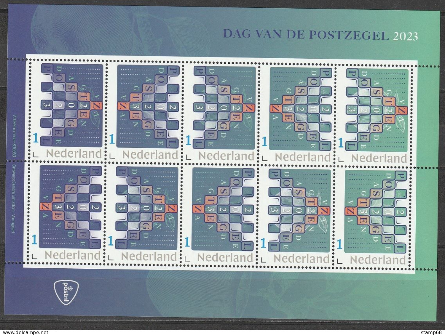 Nederland NVPH 3642 Dag Van De Postzegel 2023 MNH Postfris - Personnalized Stamps