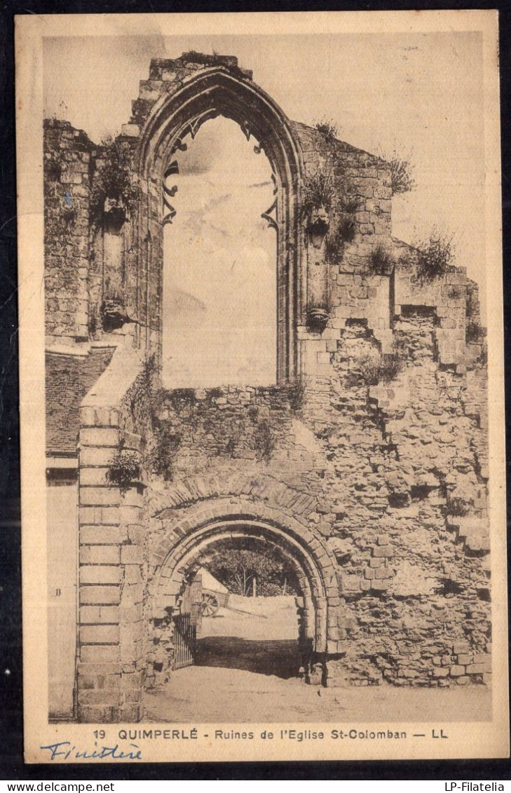 France - Quimperlé - Ruines De L'Eglise St. Colomban - Quimperlé