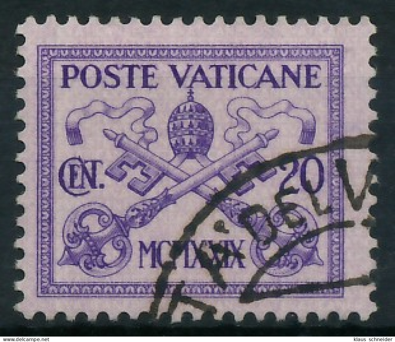 VATIKAN 1929 Nr 3 Gestempelt X3C234E - Used Stamps