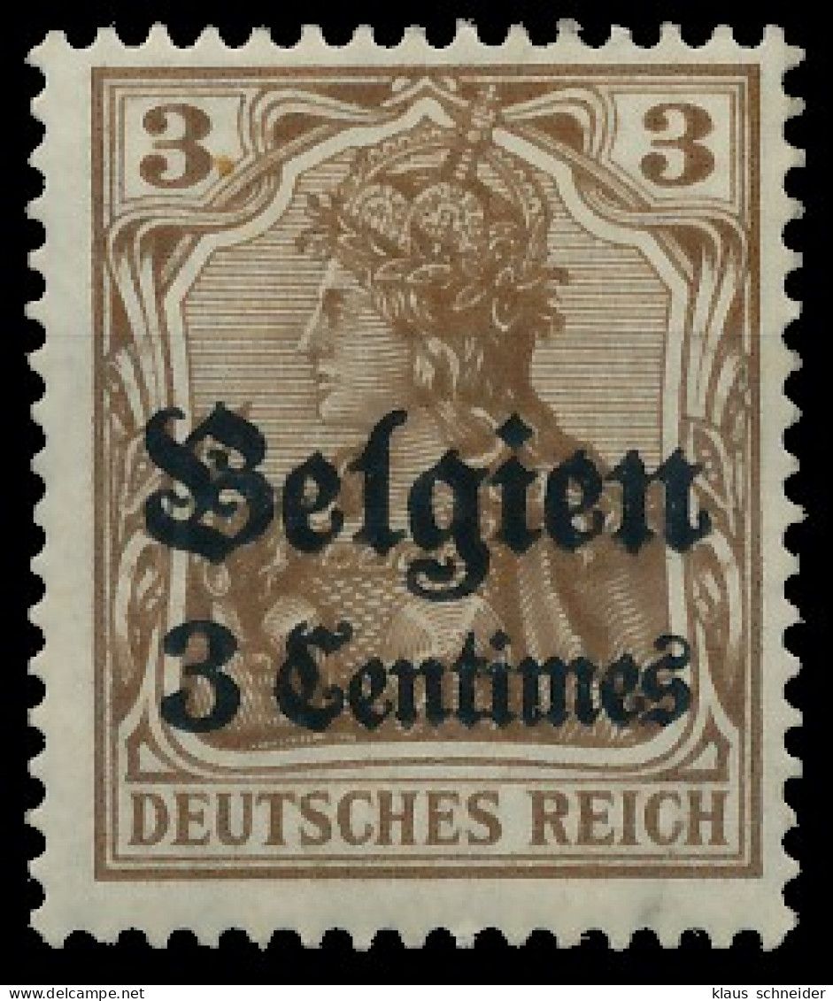 BES. 1WK LANDESPOST BELGIEN Nr 1 Ungebraucht X410ED6 - Occupation 1914-18