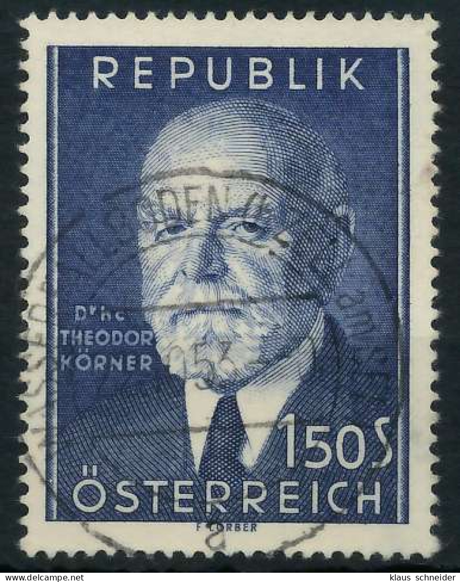 ÖSTERREICH 1953 Nr 982 Zentrisch Gestempelt X75E656 - Used Stamps